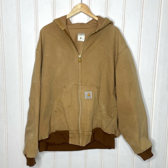 Carhartt Men's Loose Fit Firm Duck ThermalLined Active Jacket 3XL - Picture 2 of 10